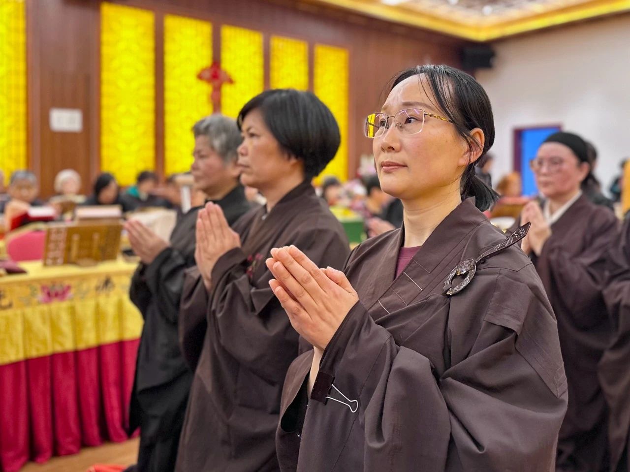 曹王禅寺华严法会首日